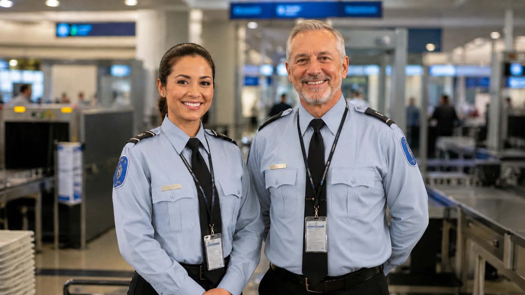 Personal de seguridad aeroportuaria privada